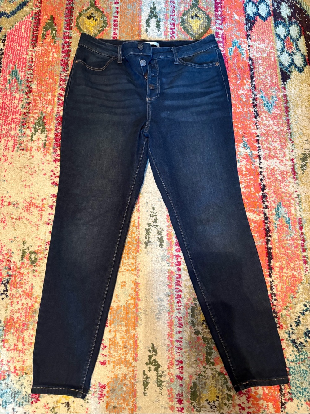 LC Lauren Conrad Dark Indigo Skinny Jeans